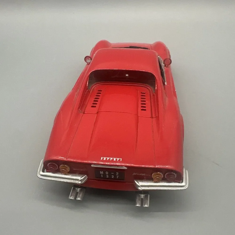 Vintage Anson 1/18 Red Dino 246 GT Ferrari Diecast Metal Model Car